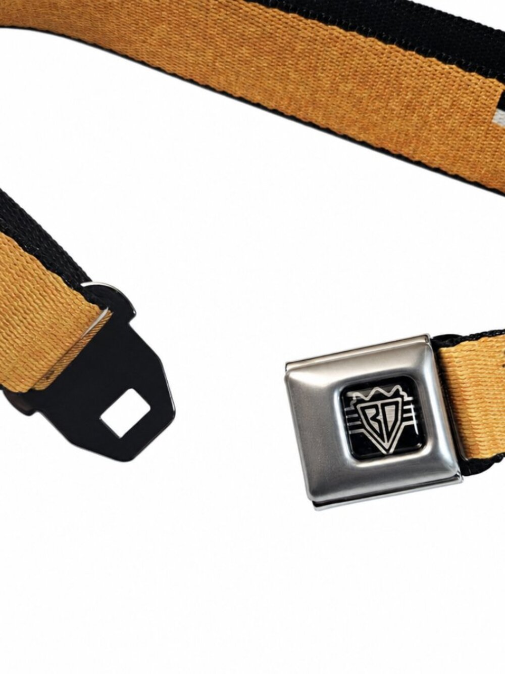 Buckle‑Down Kids Belt – Yellow Gold, Adjustable 20"–36"
